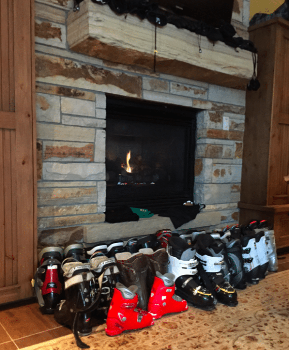 Ski Boots. Indoors. Fire. Fireplace. Inside. Warm. Snowboard Boots. Ski Hacks. Snow Hacks. Snowboard Hacks